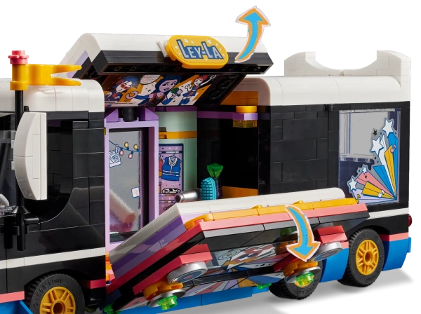 Конструктор LEGO Friends 42619 Музыкальный туристический автобус поп-звезды